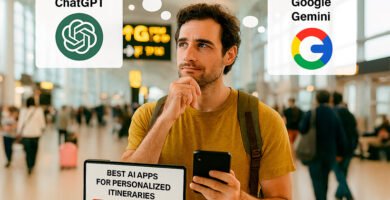 ChatGPT vs. Google Gemini: ¿cuál es mejor para planear tu viaje?