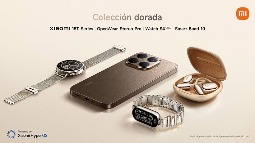 La tecnología se viste de Golden: Xiaomi lanza en Perú la elegante Serie Xiaomi 15T