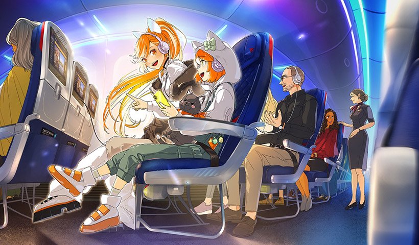 Crunchyroll y el mundo del anime ahora a bordo de Delta