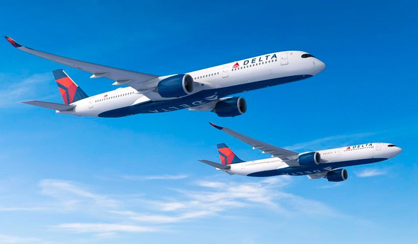 Delta amplía su flota de aviones Airbus de fuselaje ancho con un nuevo pedido