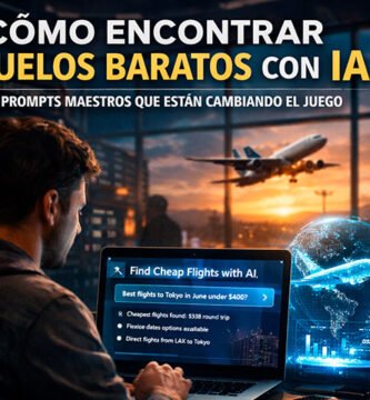 Cómo encontrar vuelos baratos con IA: los prompts maestros que están cambiando el juego