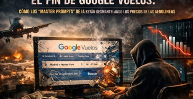El fin de Google Vuelos: Cómo los "Master Prompts" de IA están desmantelando los precios de las Aerolíneas