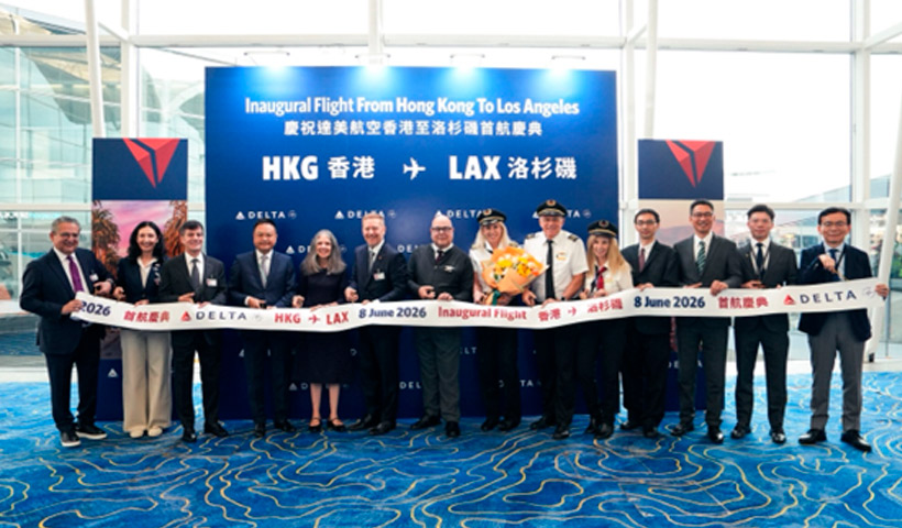 Hong Kong llega a LAX: Delta celebra una nueva conexión con el Pacífico